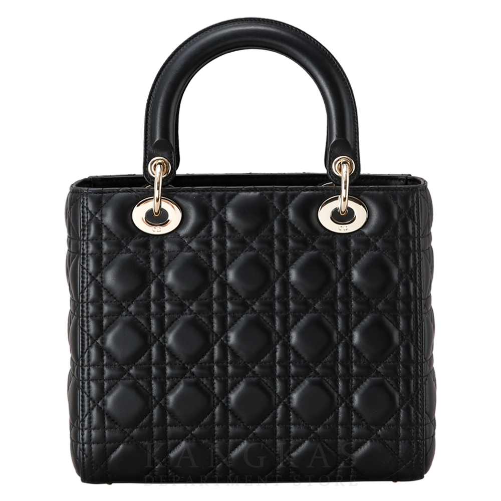 CHRISTIAN DIOR(USED)크리스찬디올 램스킨 레이디디올 미듐